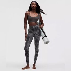 Lululemon Tie-Dye Leggings - Black and Gray